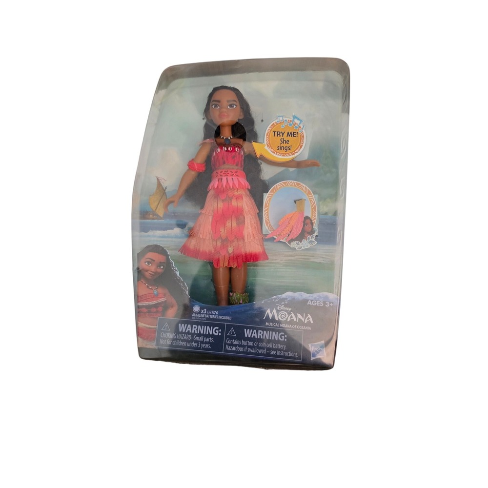 New Moana Singing Doll Princess Costume Works Disney Read Description
